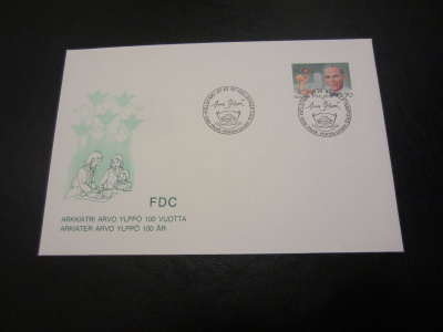 FDC 1987 Arvo Ylppö 100 vuotta