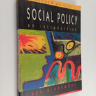 Kenneth Blakemore : Social policy : an introduction - pikkukuva 1