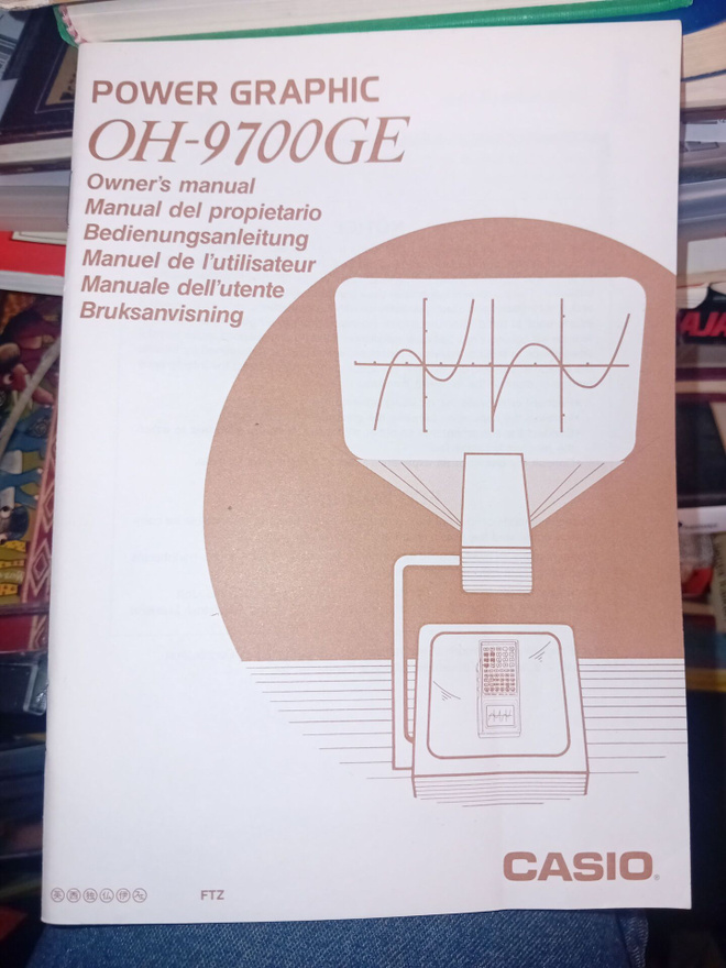 CASIO POWER GRAPHIC OH-9700GE OWNER'S MANUAL