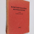 Kenttätykistön mittausopas, 2 - Runkomittaukset - pikkukuva 1