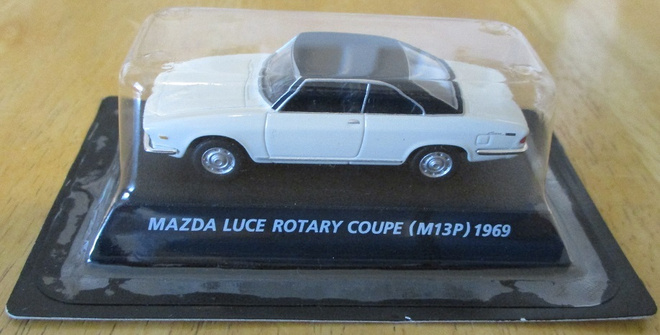 Mazda Luce Rotary Coupe 2 Door MP13P White 1969 Konami 1:64