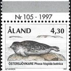Åland 1997 Yleismerkit 4,30 mk välilöpari numero ** LaPe 126 - pikkukuva 1