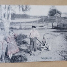 Petäjävesi, lapsia leikkimässä teiden risteyksessä, k-k 1906 - pikkukuva 1