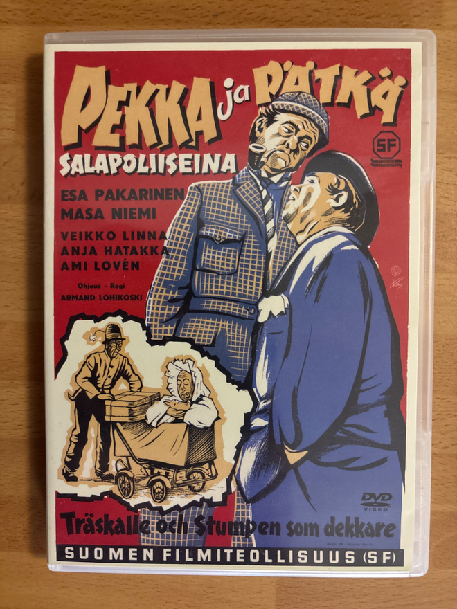Pekka ja Pätkä salapoliiseina DVD