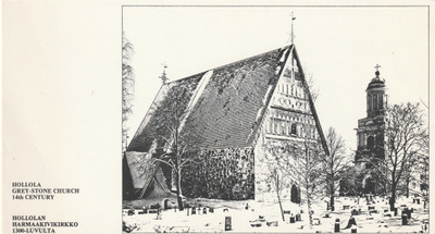 KIRKKOKORTTI - HOLLOLAN KIRKKO - 9