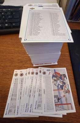 1991-92 Upper Deck iso läjä