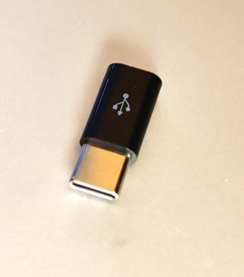 Micro USB - USB-C OTG Sovitin