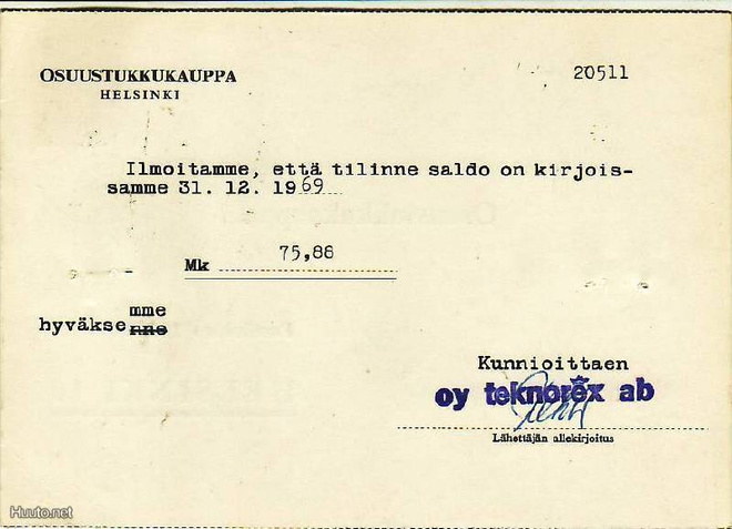 FIRMAKORTTI TIKKURILA TEKNOREX OY