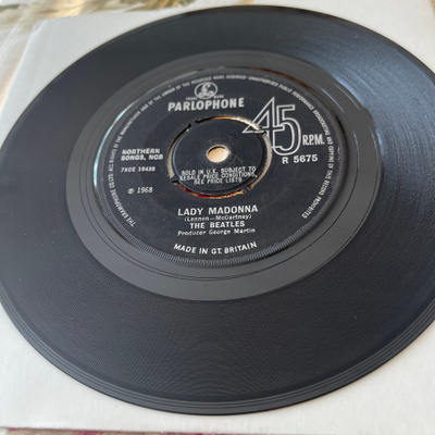 THE BEATLES: Lady Madonna * The Inner Light * UK 1968