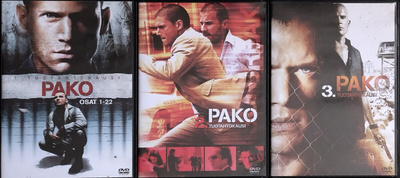 Pako (Prison Break) - kaudet 1-3 (DVD K15)