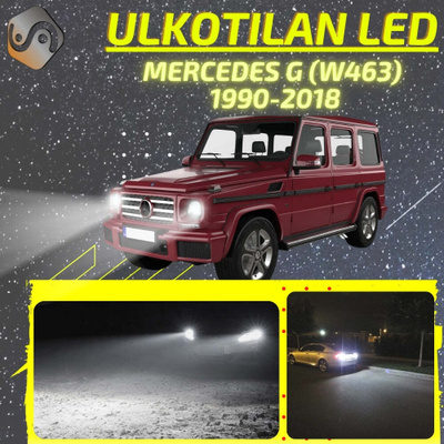 G (W463) 1990-2018 Ulkoiset LED -valot