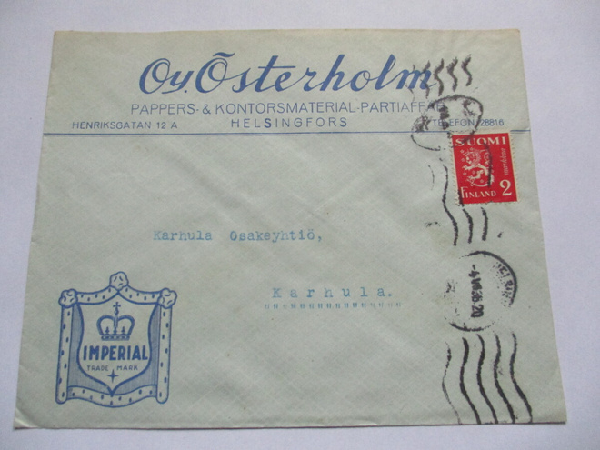 1935 Hki Oy Österholm liikekuori