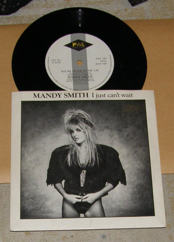 Mandy Smith - I just can't wait - 7'' single