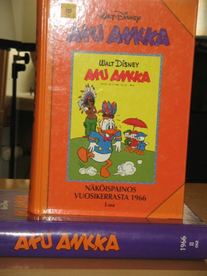 Walt Disney : AKU ANKKA NÄKÖISPAINOS VUOSIKERRASTA 1966 I-II