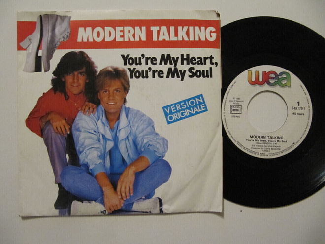 Modern Talking You're My Heart, You're My Soul 7" sinkku