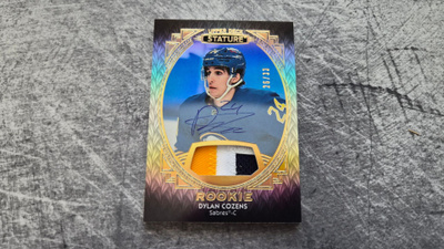 Dylan Cozens 2020-21 Stature Portrait Rookie Patch Auto /33