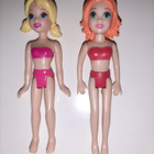 Polly pocket nuket tavaroineen: sateenvarjo, vaatteet, kengä - pikkukuva 2