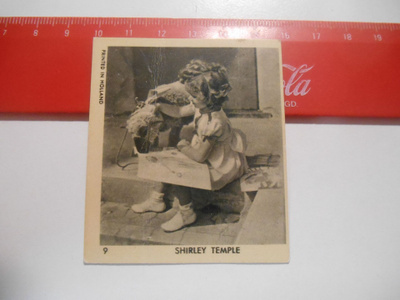 K14  Val Chewing Gum Shirley Temple card 1935# 9