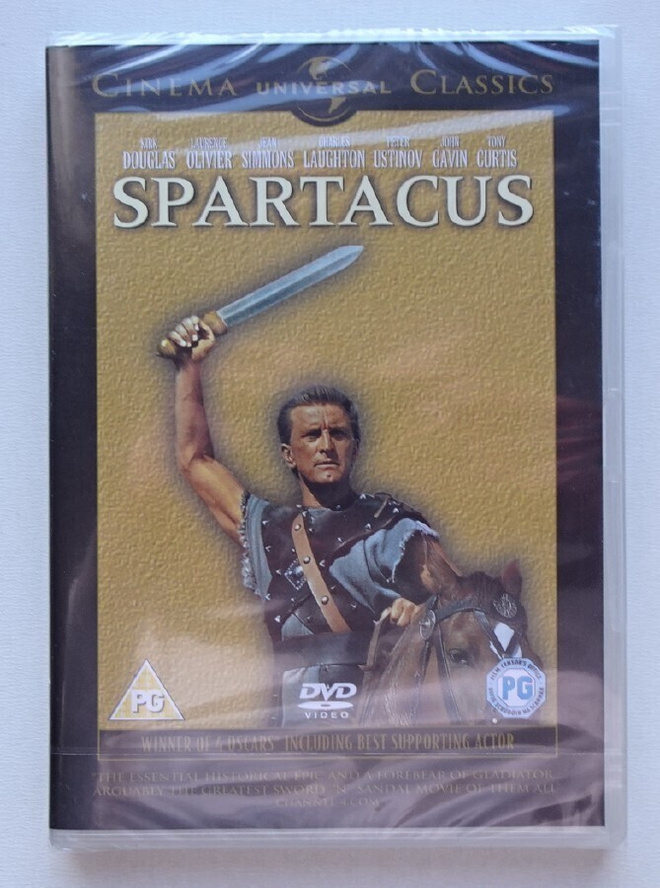 dvd, Spartacus (1960 Stanley Kubrick, Kirk Douglas) * UUSI