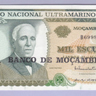 Mosambik Mozambique 1000 Escudos v.1976 (1972) UNC P-119 - pikkukuva 1
