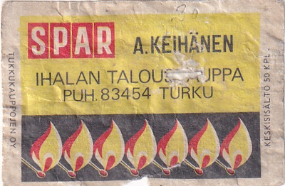 Turku, A. Keihänen ,Ihalan talouskauppa SPAR  , 6/12