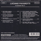 CD: Luciano Pavarotti in concert vol. 3 - pikkukuva 2