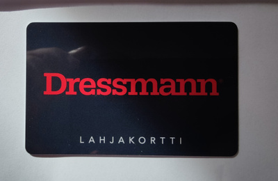 Dressmann 50€ lahjakortti