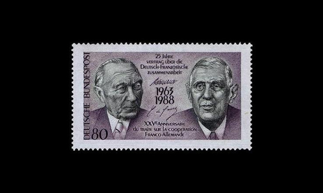 Saksa 1351 ** Saksalais-ranskalainen yhteistyösopimus 25v (