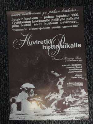 Huviretki hirttopaikalle (Peter Weir, 1975) - elokuvajuliste