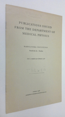 Karolinska Institutet : Publications issued from the depa...