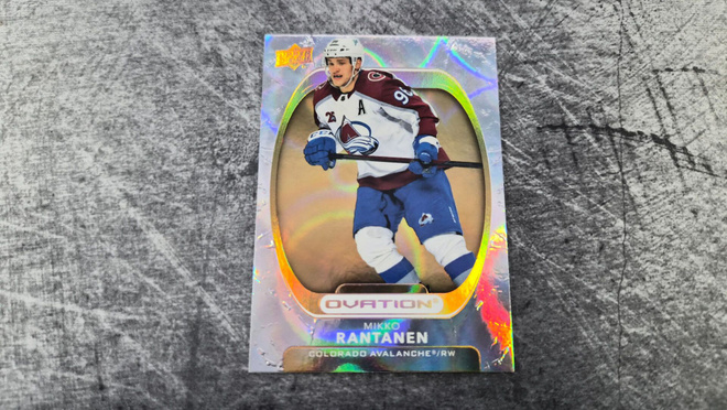 Mikko Rantanen 2021-22 Ovation Gold Circular Wonder