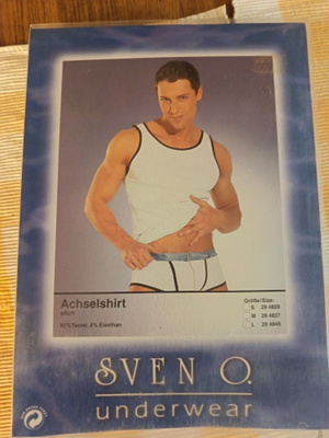 Sven O. miesten aluspaita / hihaton L UUSI deadstock