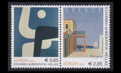 Kreikka 2150-1p ** Europa julistetaide (2003)