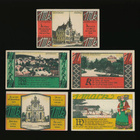 Saksa Notgeld 5 x 1 Mark, Bückeburg 1921 - pikkukuva 1
