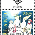 Åland 2003 Lucian päivä 0,60 € välilöpari logo EPL LaPe 227 - pikkukuva 1