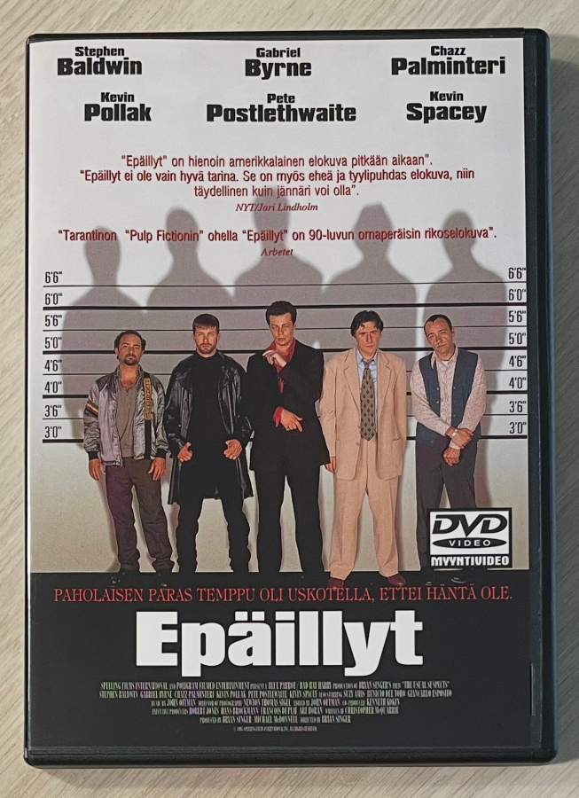 Bryan Singer: EPÄILLYT (1995) Kevin Spacey