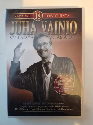 Karaoke 18 toivotuinta,Juha Vainio, Sellaista elämä on - DVD