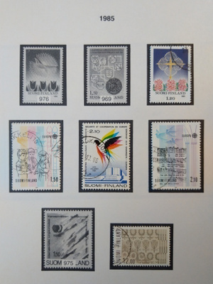 1985 Suomi postimerkki 5 kpl