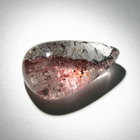 Näyttävä kvartsi 50/50 väritön-punertava 25.21 ct +GIR - pikkukuva 1