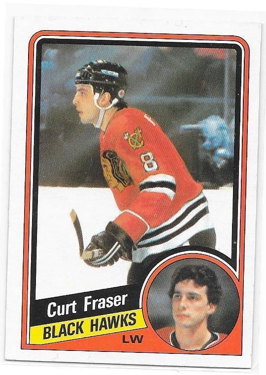 1984-85 Topps #29 Curt Fraser Chicago Blackhawks