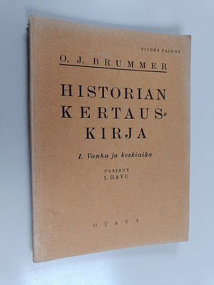 Eino Puramo ym. : Historian kertauskirja 1 : Vanha ja kes...