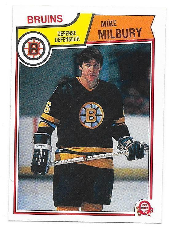 1983-84 OPC #55 Mike Milbury Boston Bruins