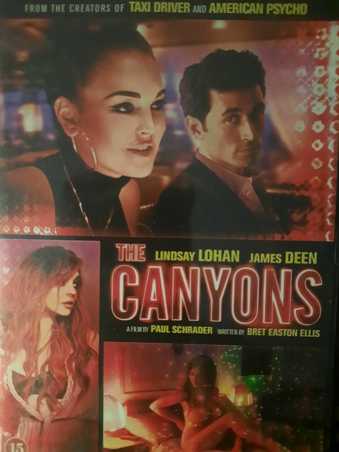 THE CANYONS DVD ( LINDSAY LOHAN & JAMES DEEN)