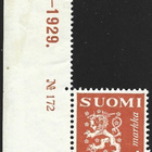 1930 M-30 Leijona 1 mk oranssi ** Lape 150 a LP Lm1 - pikkukuva 2