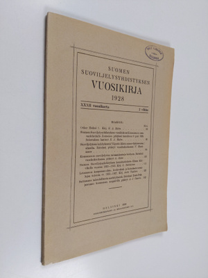 Suomen suoviljelysyhdistyksen vuosikirja 1928 : XXXII vuo...