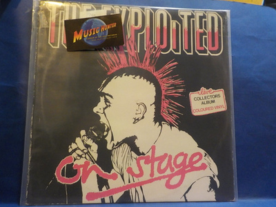 THE EXPLOITED - ON STAGE - SWE -81 M-/M- LP