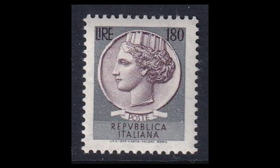 Italia 1350 ** Käyttösarja Italia Turrita 180 L (1971)