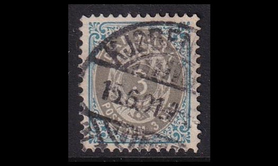 Tanska 22_I_YB o 3 öre (12 3/4) Köpenhamina 15.6.01 (1875)