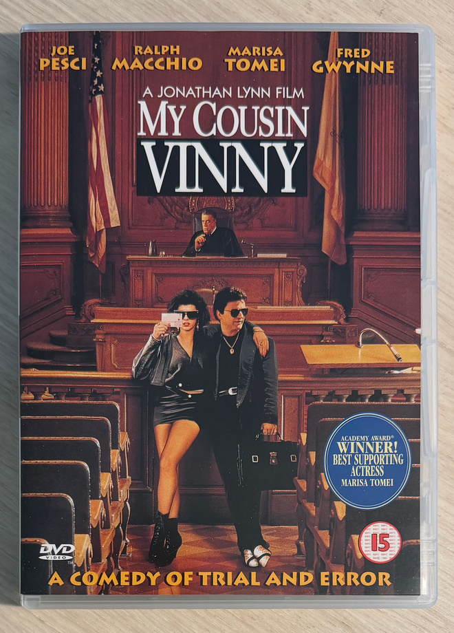Serkkuni Vinny (1992) Joe Pesci, Ralph Macchio, Marisa Tomei