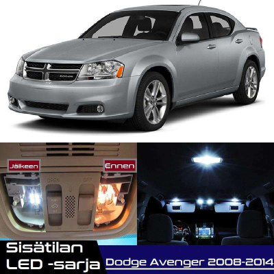 Dodge Avenger Sisätilan LED-sarja 7-osainen